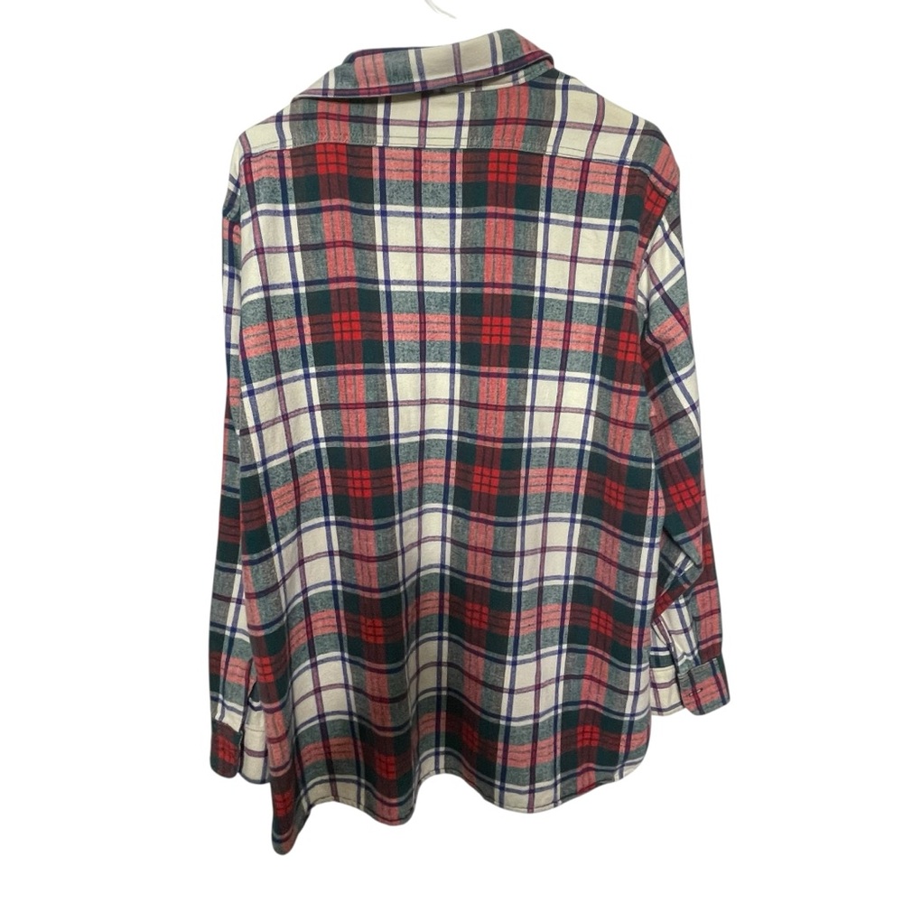 Woolrich Tartan Checkered Plaid Flannel Shirt Men’s M - Picture 3 of 7